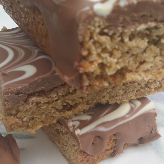 Belgian Chocolate Flapjack.