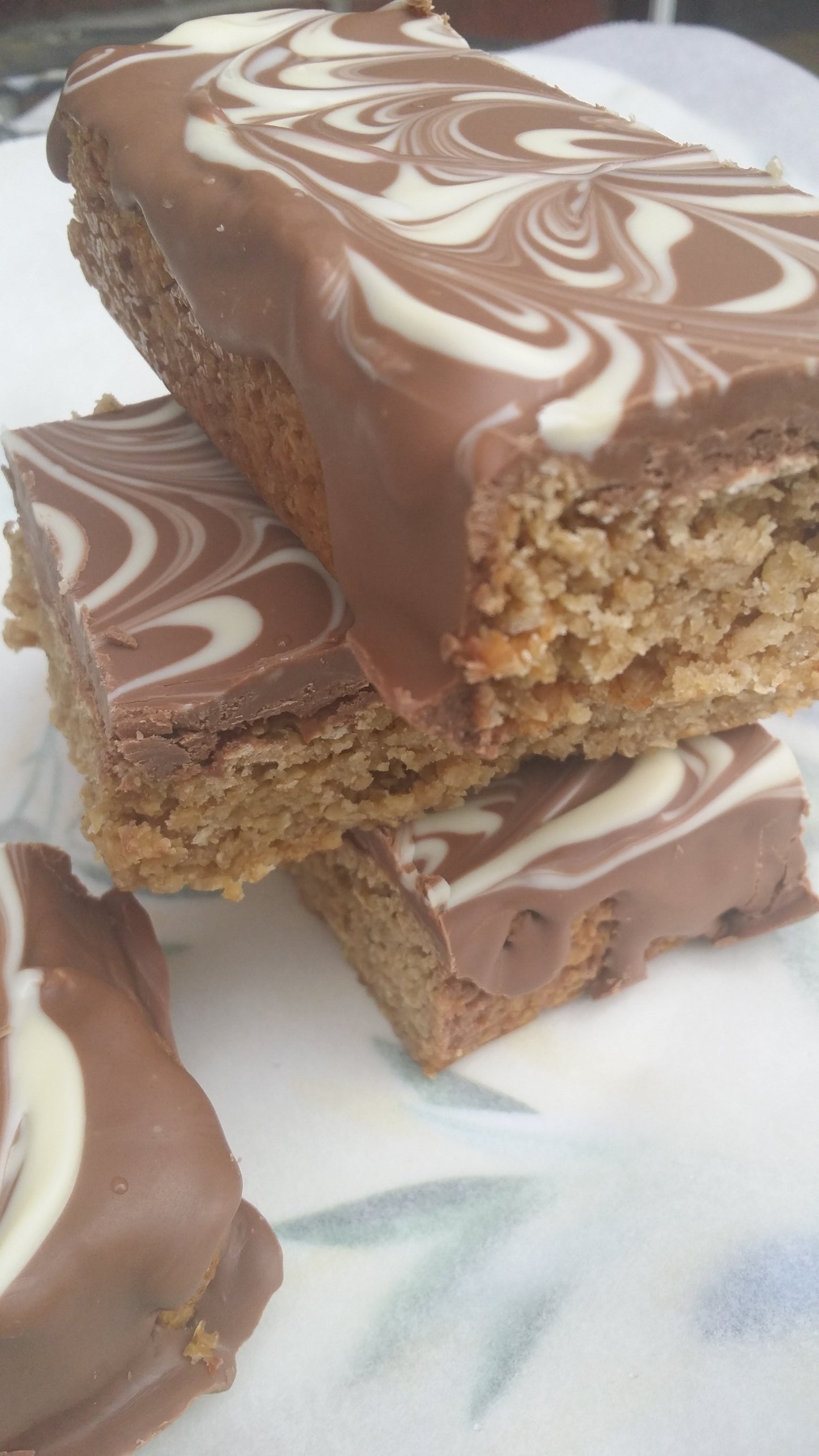 Belgian Chocolate Flapjack.