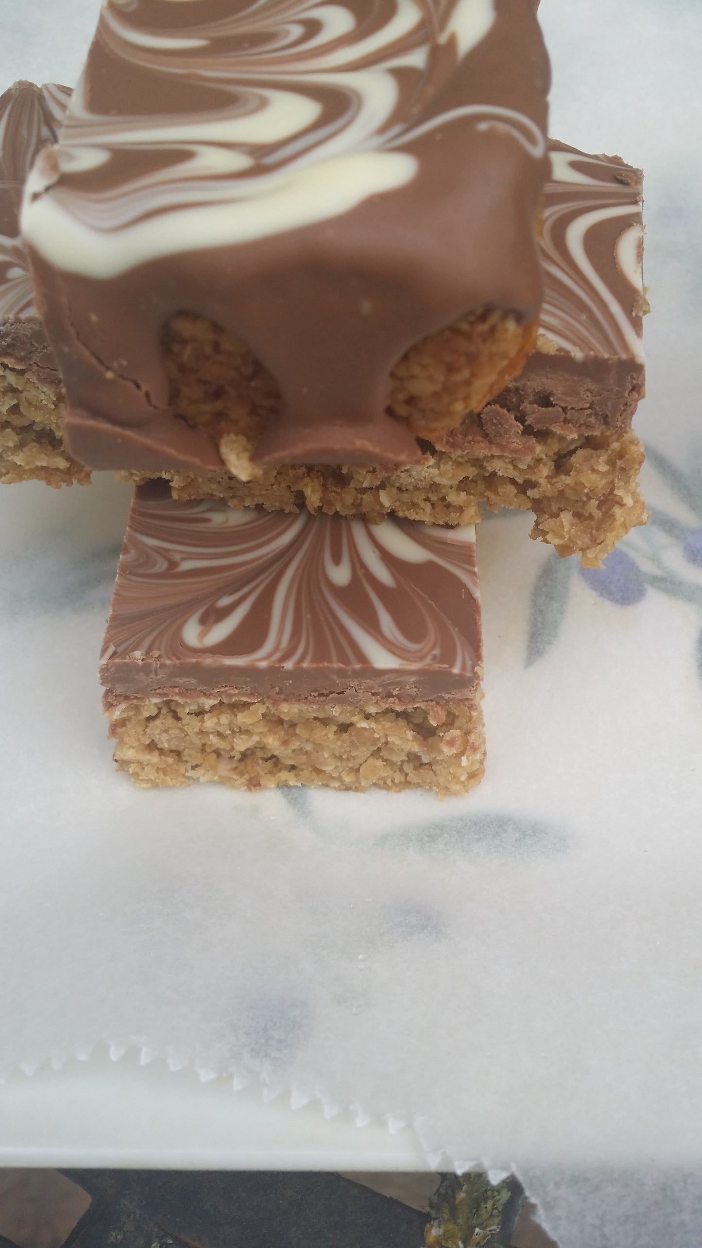 Belgian Chocolate Flapjack.