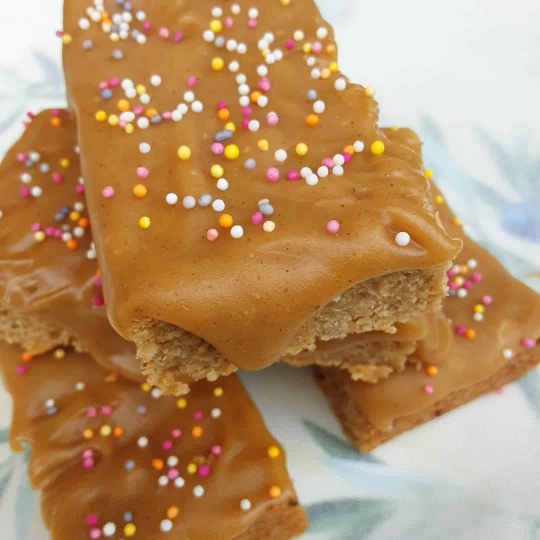 Ginger Iced Flapjack.