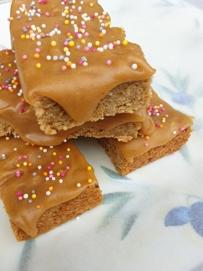 Ginger Iced Flapjack.